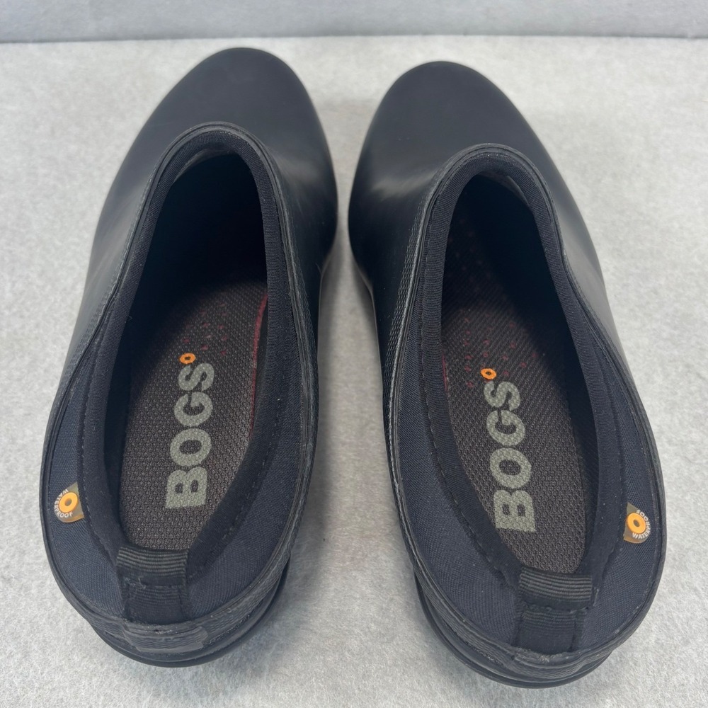 BOGS Women's Vista Clog Waterproof Rain Shoe Black size 8 gardening walking - Picture 4 of 6